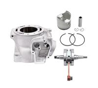 Motorcycle Engine Bore Size 58mm Cylinder Piston Ring Kit Compatible with TE 150 SX XC-W 51730038000 51630007000I 51630007000II part(Cylinder Set)