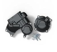 Motorcycle Engine Case Cover Fit For CBR650R CB650R 2024-2025 E-Clutch Engine Cover Protection - Durable Cover For Enhanced Bike Safety Motorcycle Engine Stator Cover(1 Set-BK)