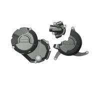 Motorcycle Engine Chassis Plate For Ducati For Hypermotard For 950 For SP For RVE 2019-2023 For Multistrada 2019-2024 Motorcycle Engine Protection Cover(1 Set-CarbonLook)
