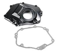 Motorcycle Engine Cover Compatible With CB600 For Hornet 1998-2007 Motorcycle Engine Cover Stator Housing Crankcase Seal Gasket Replacement Parts(Black)
