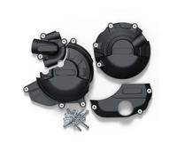 Motorcycle Engine Cover For MONSTER 821 2018-2021 Crankcase Cap(1 Set-BK)