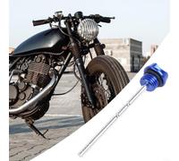 Motorcycle Engine Dipstick Tool 0-150cm Reversible Scale(blue)