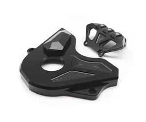 Motorcycle Engine Front Sprocket Chain Guard Decorative Cover For CB For CBR 650R CB650R CBR650R ABS 2019 2020 2021 2022 2023 HGMGFYCX(Black)