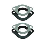 Motorcycle engine gaskets 2Sets 28mm Carb Intake Pipe Gasket For Mikuni VM24 For Keihin PE24 26 28 OKO Pit Dirt Bike