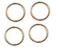 Motorcycle engine gaskets 38.5 * 46.5 * 4 Moto Copper Plated Exhaust Pipe Gasket For Kawasaki For Z750 B/K/Y 1976-1979/1982-1985(Color2)