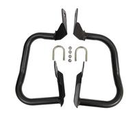 Motorcycle Engine Guard Crash Bar For NC750X NC750S NC700X NC700S Motorcycle Upper Lower Engine Guard Bumper Crash Bar Protection(Black lower bar)