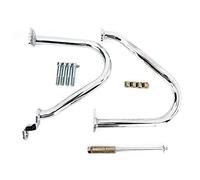 Motorcycle Engine Guard Crash Bar Heavy Duty Steel Frame Protection Bumper For Triumph Bonneville T900 T100 2009 to 2017 Models Black Electroplate Finish Easy Install Kit (Electroplated)