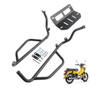 Motorcycle Engine Guard Crash Bar Highway Bars Engine Protective Cover Compatible with Honda CT125 Trail 125 Hunter Cub Cross Cub CC110, Carbon Steel, Easy To Install, Matte Black