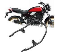 Motorcycle Engine Guard Motorcycles Rear Bumper Passenger Seat Hand Handle Grab Bar Rail Accessories For Kawasaki Z650RS 2021 2022 2023(Black- Silver)