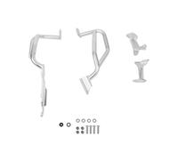 Motorcycle Engine Guard Tank Crash Bar Upper Lower Fairing Frame Protector Bumper For Africa Twin CRF1100L 2020-2023 Accessories(Silver Lower)