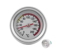 Motorcycle Engine Oil Cap,Aluminum Lid with Temperature Gauge - Aluminum Motorcycle Oil Cap - for Mechanics Riders Motorbike Enthusiasts Restoration Repair Shops Daily Commuters