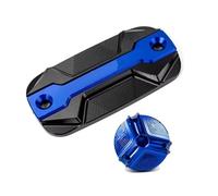 Motorcycle Engine Oil Cap For Africa Twin 1100 1000 CRF1100L CRF1000L Motorcycle Accessories Brake Fluid Reservoir Cover Engine Oil Cap(2 pcs-Blue)