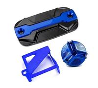 Motorcycle Engine Oil Cap For Africa Twin 1100 1000 CRF1100L CRF1000L Motorcycle Accessories Brake Fluid Reservoir Cover Engine Oil Cap(3 pcs-Blue)