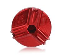 Motorcycle Engine Oil Cap For Monster 696 796 821 797 1200 1200s Motorcycle CNC Accessories M19*2.5 Aluminum Engine Oil Filter Cup Plug Cover Screw(Red)