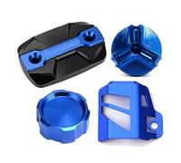 Motorcycle Engine Oil Cap For MT03 MT-03 2015-2024 2023 2022 2021 Motorcycle Front Rear Brake Fluid Cylinder Master Reservoir Cover Oil Filler Cap(Blue,B)