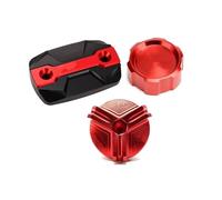 Motorcycle Engine Oil Cap For MT03 MT-03 2015-2024 2023 2022 2021 Motorcycle Front Rear Brake Fluid Cylinder Master Reservoir Cover Oil Filler Cap(Red,A)