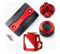 Motorcycle Engine Oil Cap For MT07 MT 07 Mt-07 2014-2021 2022 Accessories Front And Rear Brake Fluid Oil Tank Cover Liquid Storage Tank Cover(Red,D)