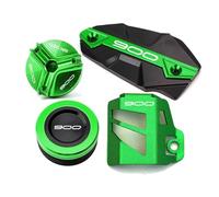 Motorcycle Engine Oil Cap For Z900 Z 900 2017-2024 2020 2021 2022 2023 Motorcycle Brake Fluid Cylinder Master Reservoir Oil Filler Cap Guard(Green,B)