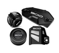 Motorcycle Engine Oil Cap For Z900 Z 900 2017-2024 2020 2021 2022 2023 Motorcycle Brake Fluid Cylinder Master Reservoir Oil Filler Cap Guard(Black,B)