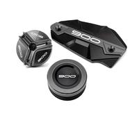 Motorcycle Engine Oil Cap For Z900 Z 900 2017-2024 2020 2021 2022 2023 Motorcycle Brake Fluid Cylinder Master Reservoir Oil Filler Cap Guard(Titanium,A)