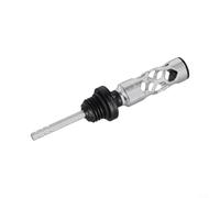 Motorcycle Engine Oil Dipstick Gauge for Accurate Oil Level Measurement in Motorcycles (Silver)