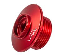 Motorcycle Engine Oil Filler Cap M25x1.5 Aluminum Oil Plug for RSV4 RF/RR 2015-2019 for Tuono V4 1100 RR 2015-2019 for Shiver 750 2007-2016 (Red)
