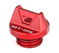 Motorcycle Engine Oil Filler Screw Cover Plug Compatible With MT-09 SP 2021-2024 Sport Tracker ABS 2014-2016(RED)