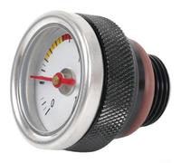 Motorcycle Engine Oil Temp Gauge with Dual Standard Threads M30x1.5 and M20x1.5 for 0-200 Celsius Temperature Readout (Black M20*1.5)