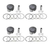 Motorcycle Engine Piston And Rings 56mm To 57mm Compatible With FZR400RR 3TJ SP FZ400 4YR 3TJ-11631-00-00 FZ FZR 400(4 sets 56.25mm)