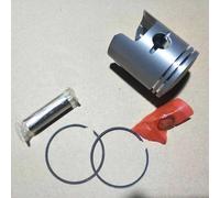 Motorcycle Engine Piston Ring Kit Compatible With 100cc Engines Fits Haojue HJ100-A Qingqi AX100 Jingcheng JC100 QJmotor QJ100 Models(Piston Ring Set)