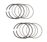 Motorcycle Engine Piston Ring Kit STD Bore Size 64mm to 65mm Compatible with 400cc V-Twin Models(2 Sets 64.50mm)