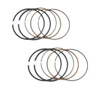 Motorcycle Engine Piston Ring Kit STD Bore Size 64mm to 65mm Compatible with 400cc V-Twin Models(2 Sets 65mm)