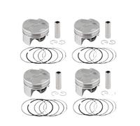 Motorcycle Engine Piston Rings Kit 1/4 Set Bore STD +50 +100 Size 67mm 67.50mm 68mm Compatible With CBR600 F5 2003 2004 2005 2006(4 Sets 67.50mm)
