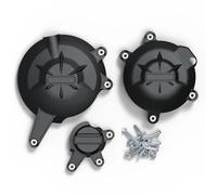 Motorcycle Engine Protector Cover Motorcycles Engine Cover Protective Case Clutch Pulse Cover For K&awasaki For ER6N For ER6F 2006-2016 For Versys 650 2006-2023 YZITSRQ(1 Set-black)