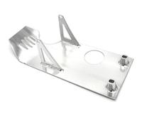 Motorcycle Engine Skid Plate Compatible With XR50 CRF50 SSR110 SSR125 XR70 Fits Coolster Apollo YX Thumpstar Pit Dirt Bike Aluminum Guard(Silver)