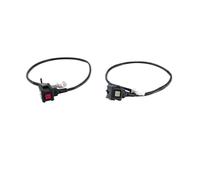 Motorcycle Engine Starter Kill Switch Handlebar Flameout Connector ON OFF Light Button 2.5mm Universal(Red and Grey)