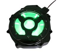 Motorcycle Engine Stator Cover Fit For 2003-2008 GSXR 1000 Motorcycle LEFT See Through Engine Stator Cover(MT049A-CD-GREEN)