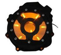 Motorcycle Engine Stator Cover Fit For 2003-2008 GSXR 1000 Motorcycle LEFT See Through Engine Stator Cover(MT049A-BK-YELLOW)