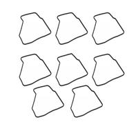 Motorcycle Engine Stator Cover Gasket For VTR250 VF500 VFR400R NC21 NC24 NC30 Carburetor Carb Float Bowl Gasket Seal Rubber Gasket(8 Pcs)