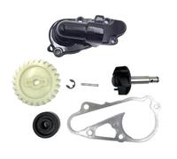 Motorcycle Engine Water Pump Fit For YAMAHA Fit For LONCIN DT230 MT250 TSE250 Water Pump Assembly Gear Impeller Oil Seal Gasket Cover Motorcycle Water Pump Assembly(1 Kit-Black)