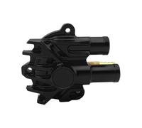 Motorcycle Engine Water Pump Water Pump Cover Protector Kit Fit For Vespa GTS GTV Motorcycle Accessories CNC Engine Radiator Cooling Motorcycle Water Pump Assembly(Silver radius front)