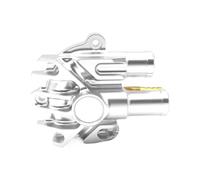 Motorcycle Engine Water Pump Water Pump Cover Protector Kit Fit For Vespa GTS GTV Motorcycle Accessories CNC Engine Radiator Cooling Motorcycle Water Pump Assembly(Silvery)