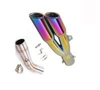 Motorcycle Escape Moto Full System Exhaust Muffler Mid Pipe Modified Removable DB Killer For Benelli 502c TRK502C