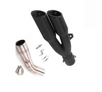Motorcycle Escape Moto Full System Exhaust Muffler Mid Pipe Modified Removable DB Killer For Benelli 502c TRK502C