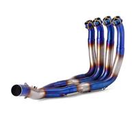 Motorcycle Escape System Manifold Bottom Exhaust Header Pipe Kit For Yamaha YZF R6 2006-2020(Style 2)