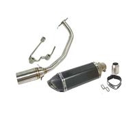 Motorcycle Escape Universal Exhaust Muffler For Ho&nda PCX125 PCX150 Full Exhaust System Stainless Steel PCX 125 2010-2017 Exhausts pipes