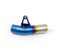 Motorcycle Exchaust System Middle Link Pipe Accessories Exhaust For S1000RR 2009-2015 Tail Muffler(Blu)