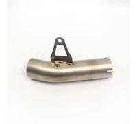 Motorcycle Exchaust System Middle Link Pipe Accessories Exhaust For S1000RR 2009-2015 Tail Muffler(Silvery)