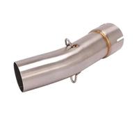 Motorcycle Exhaust 51mm Moto Escape Connecting Middle Link Pipe Slip On For Suzuki For GSX-S1000 2022-2024 noise eliminator(Style1)