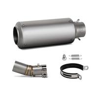 Motorcycle Exhaust Adapter Middle Pipe Connect Project Muffler Slip On Line For CFMOTO 450SR 450SS Exhausts pipes